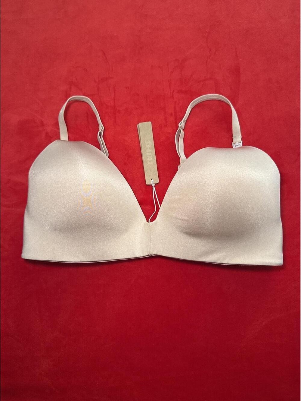 Skims Wireless Form Maternity Nursing Bra Color Clay Size 38DD